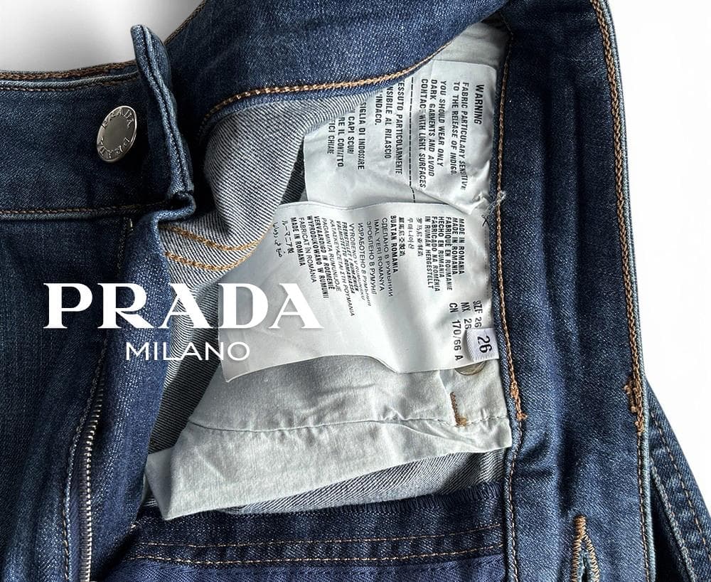 ray様専用！PRADA軽量 ハイストレッチ ブランドタグ＆刻印デニム