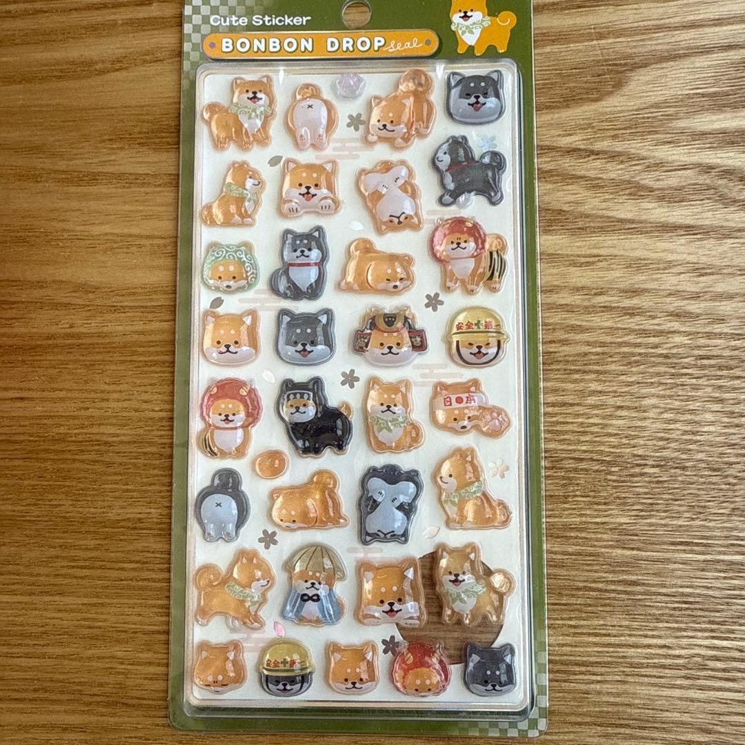 正規品 和柄 忍者 舞妓さん 柴犬 ボンボンドロップ シール - メルカリ