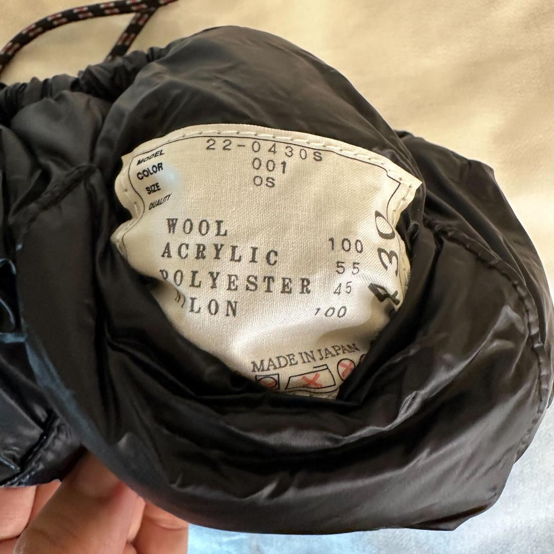 sacai サカイ 22SS ファーバッグ 黒 フリーサイズ - メルカリ