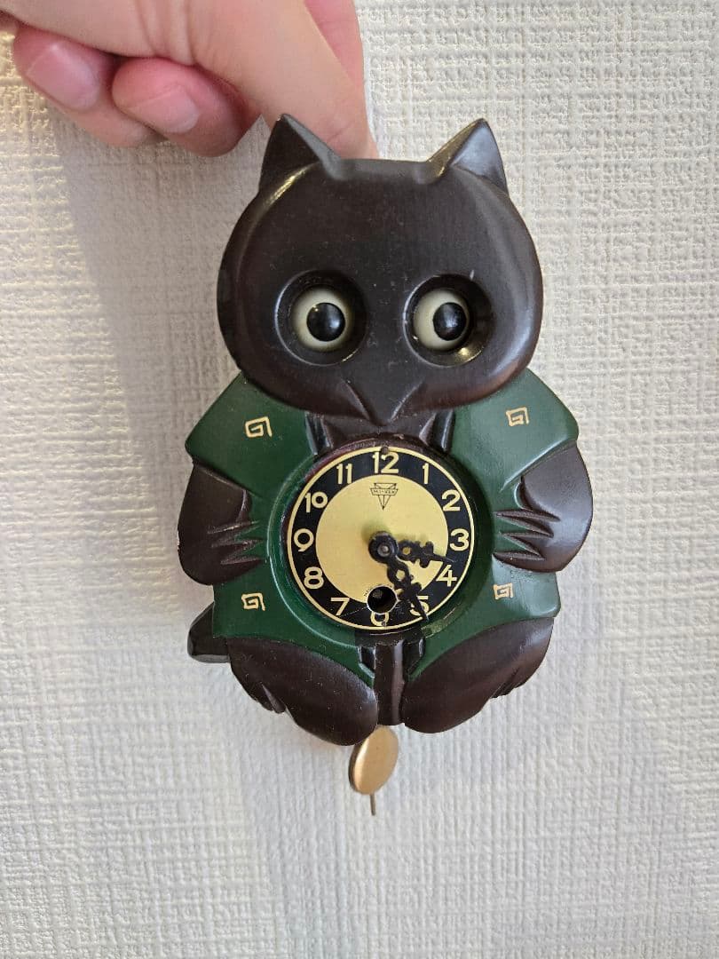 骨董 時計 狸 たぬき ゼンマイ アンティーク アンティーク ゼンマイ時計 八画時計 | 東大阪徳庵稲田おきむら時計