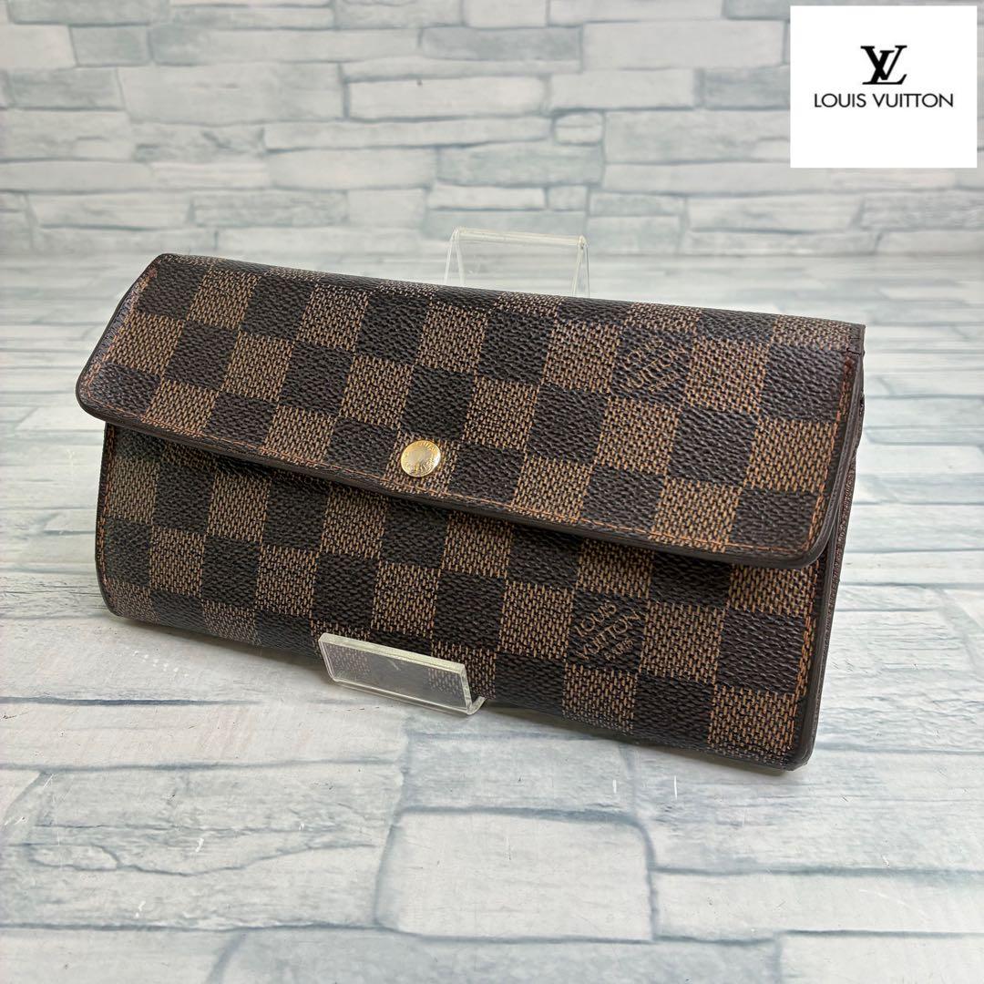 美品　45 ルイヴィトン ダミエ 長財布　二つ折り財布　ku4 LOUIS VUITTON（ルイ・ヴィトン） 【新品同様・未使用】LOUIS VUITTON