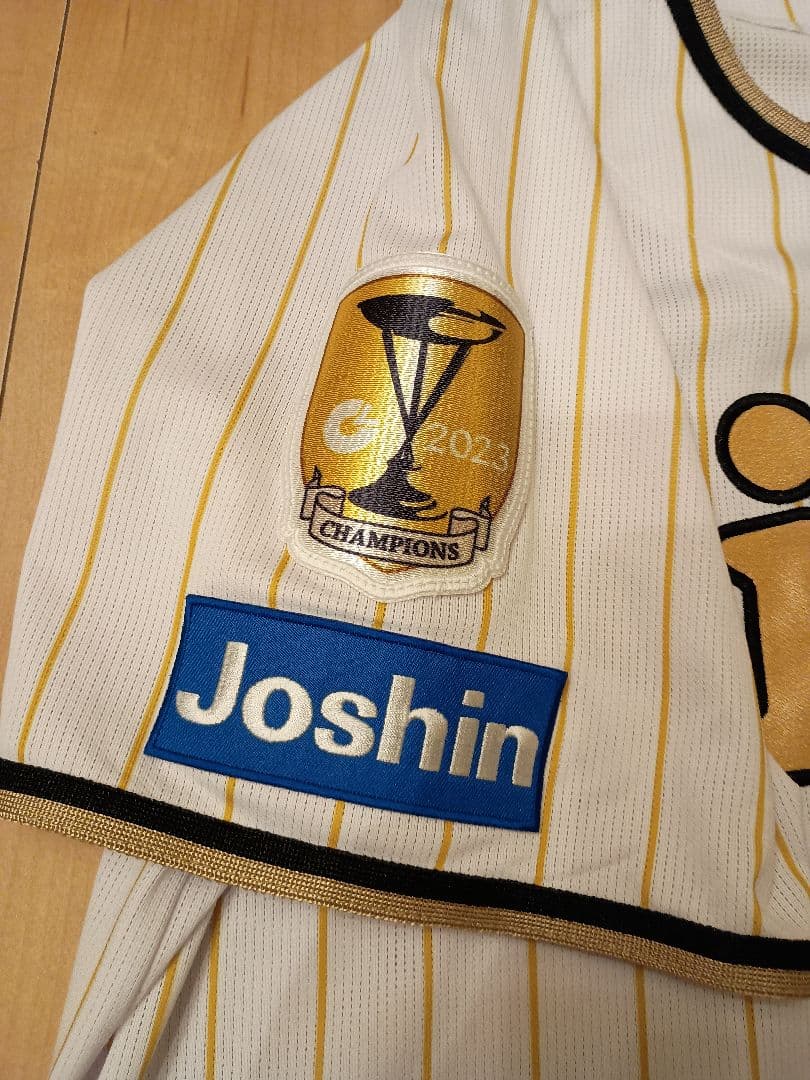 阪神タイガース チャンピオンユニフォーム2023 森下翔太選手Lサイズ