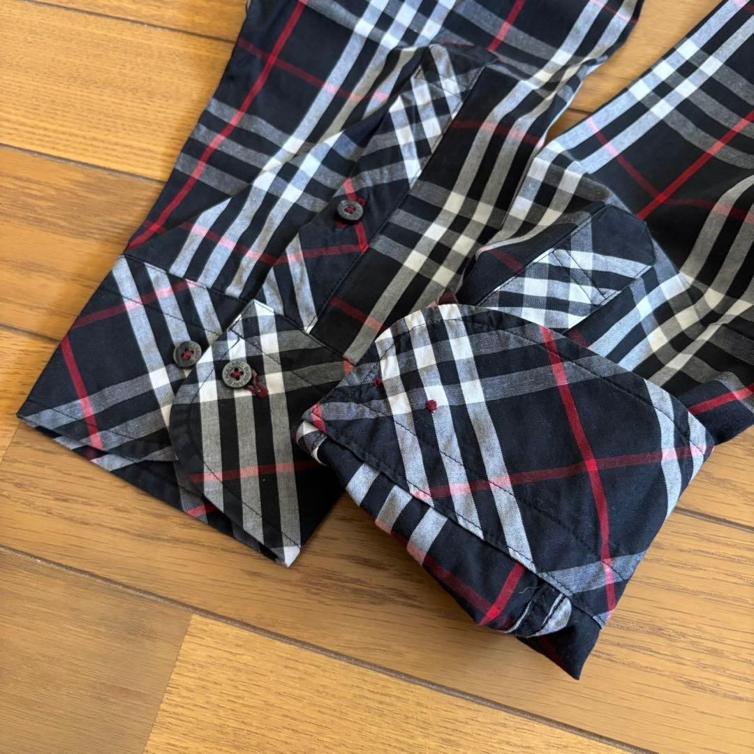 BURBERRY BLACK LABEL ノバチェック 長袖シャツ サイズ3 - メルカリ