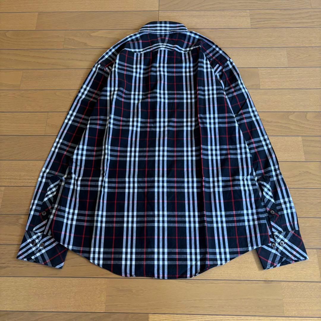 BURBERRY BLACK LABEL ノバチェック 長袖シャツ サイズ3 - メルカリ