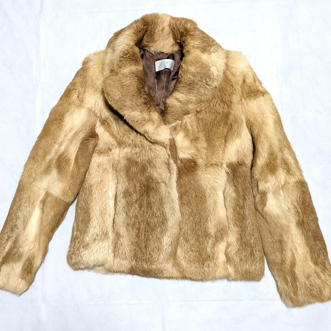 極美品 毛皮ファーコート RF ラビットファー - メルカリ