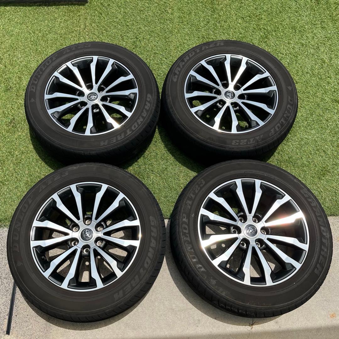 150系ランクルプラド 純正19インチホイール スタッドレスタイヤ4本セット