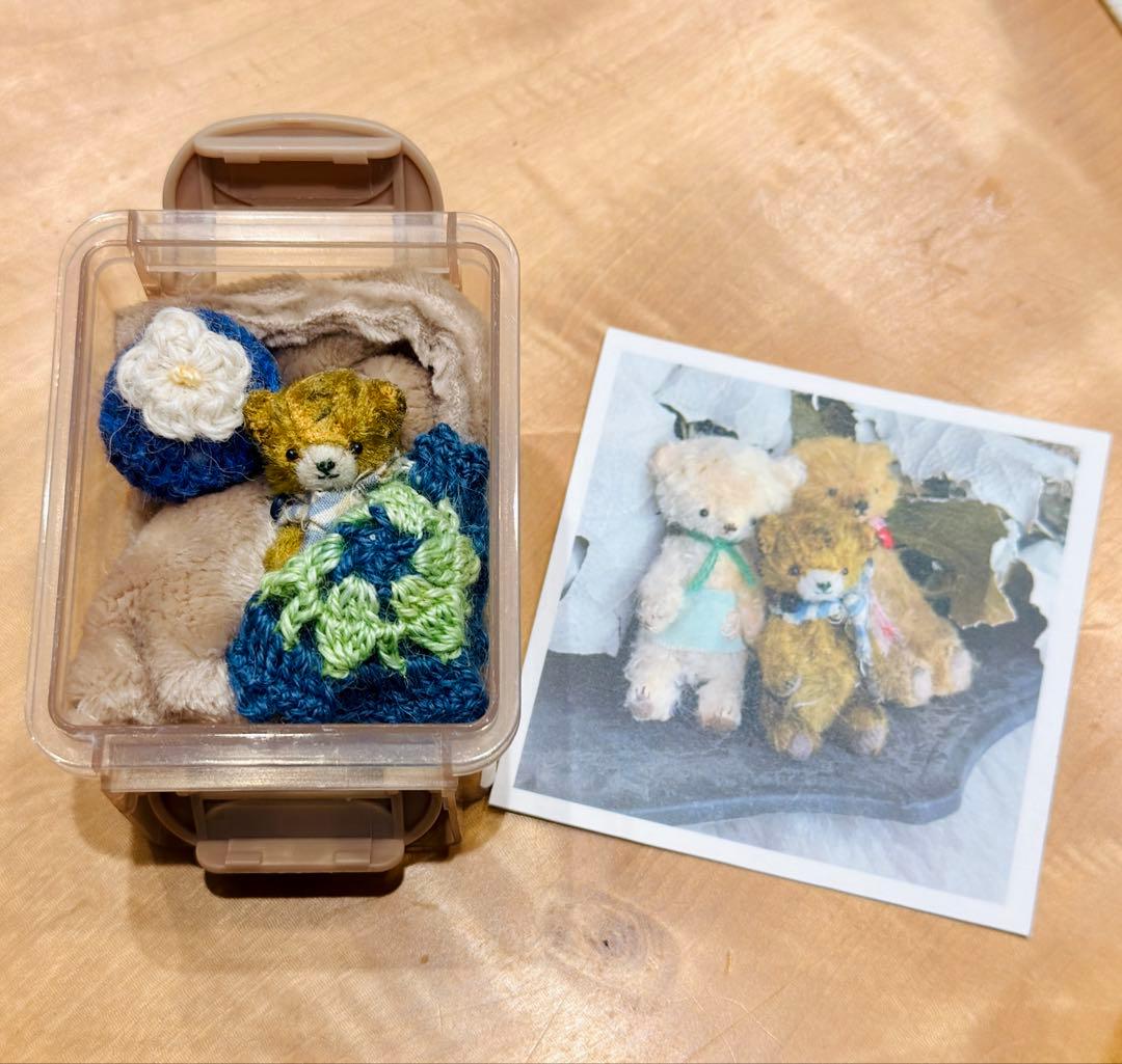 moriのえほん様 モデルのクマちゃん ミニチュア ぬいぐるみ テディベア