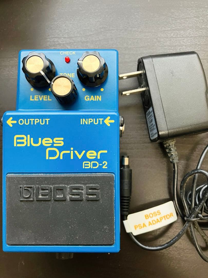 BOSS BD-2 ブルースドライバー アダプター付き 新品電池交換済み