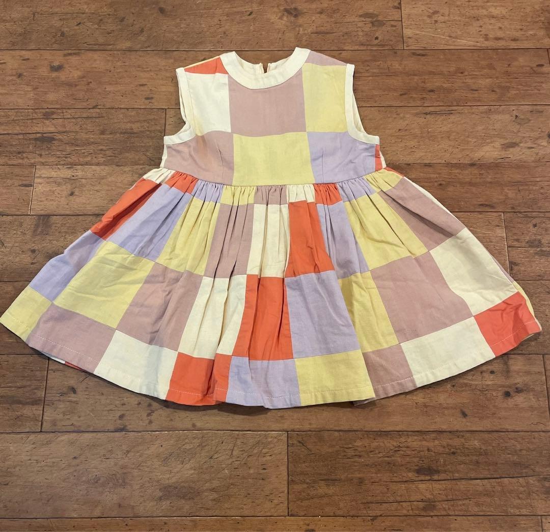 apolina Patchwork Checker Wendy Dress - メルカリ