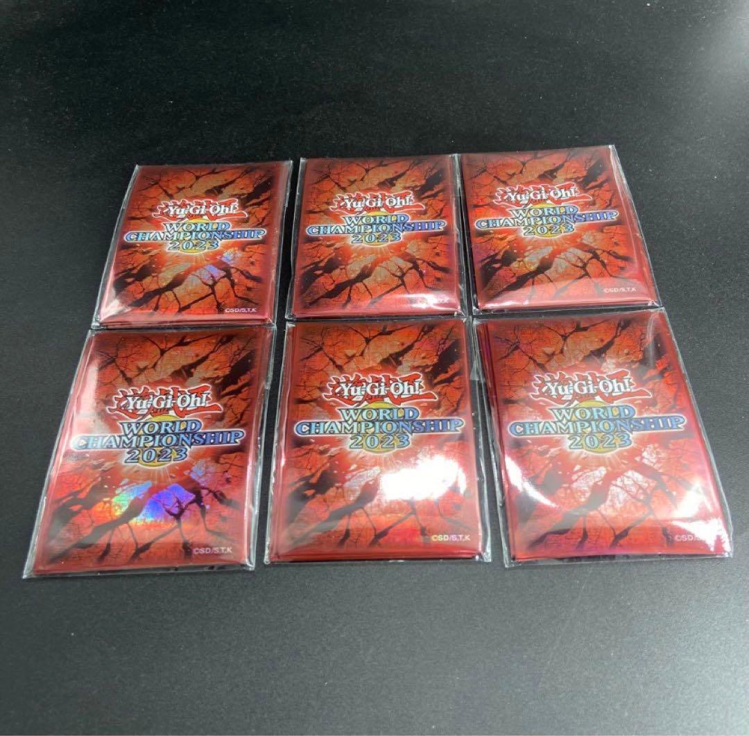 遊戯王　wcs2023 赤　スリーブ　60枚セット 2026年最新】WCS2023 遊戯王 スリーブの人気アイテム - メルカリ
