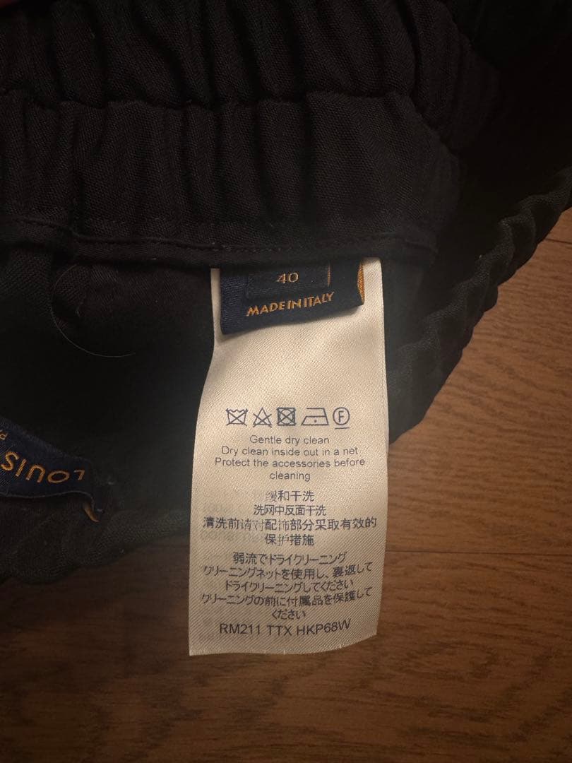 ルイヴィトン テーラードハーフパンツ 黒 RM211 TTX HKP68W 40 - メルカリ