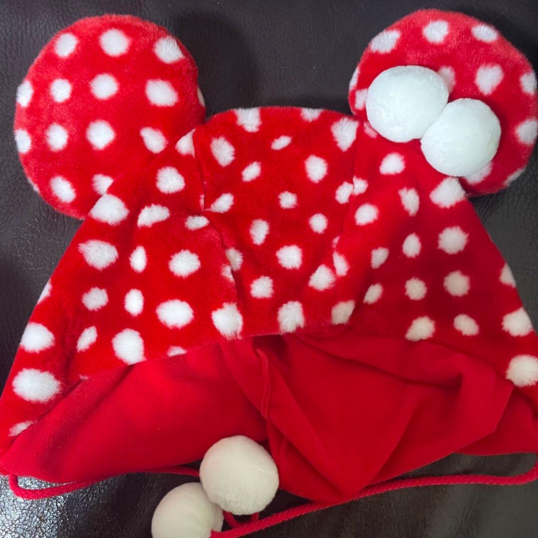 ディズニー ファンキャップ ドット 赤ミニー - メルカリ