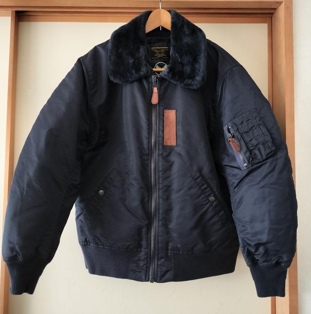 美品 Waiper ワイパー B15-C フライトジャケット 42 WAIPER.inc ワイパーインク 米軍 U.S.AIR FORCE B-15C フライト