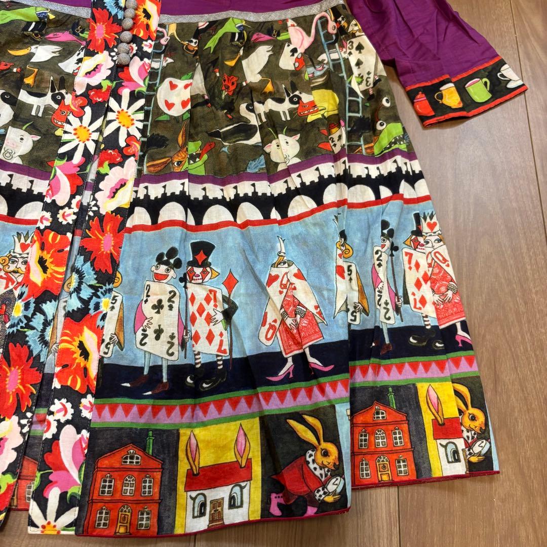 美品】OLLEBOREBLA アルベロベロ ロングチュニック アリス ブタさんの