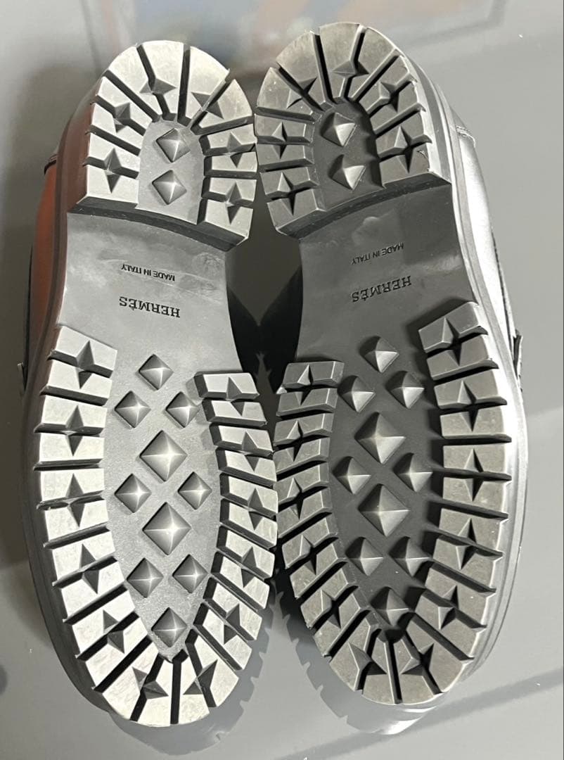 美品⭐︎エルメス モカシン ローファー 《 アイビー 》 黒 35 靴HERMES