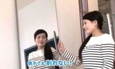 良品【破損無し】シルビア【Sylvia】割れない姿見 リフェクスミラー 大型