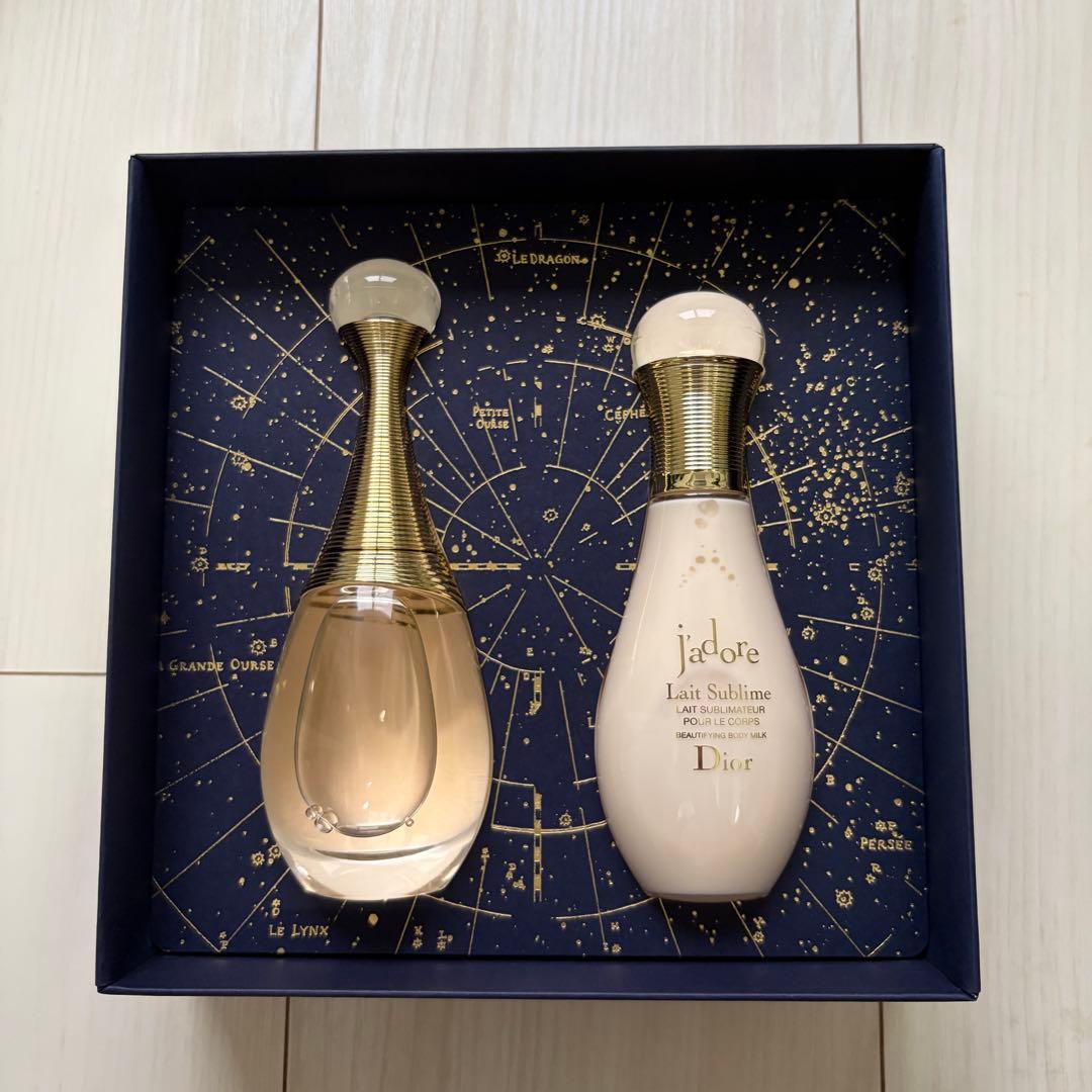 DIOR ジャドール オードゥパルファン ボディミルク コフレ ジャドールオードゥパルファン＆ボディミルクセット(ディオール)の通販