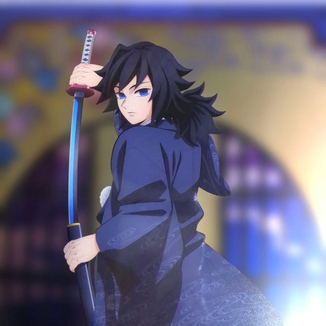 鬼滅の刃 京まふ 冨岡義勇 ウッドコースター アクリルスタンド クリア