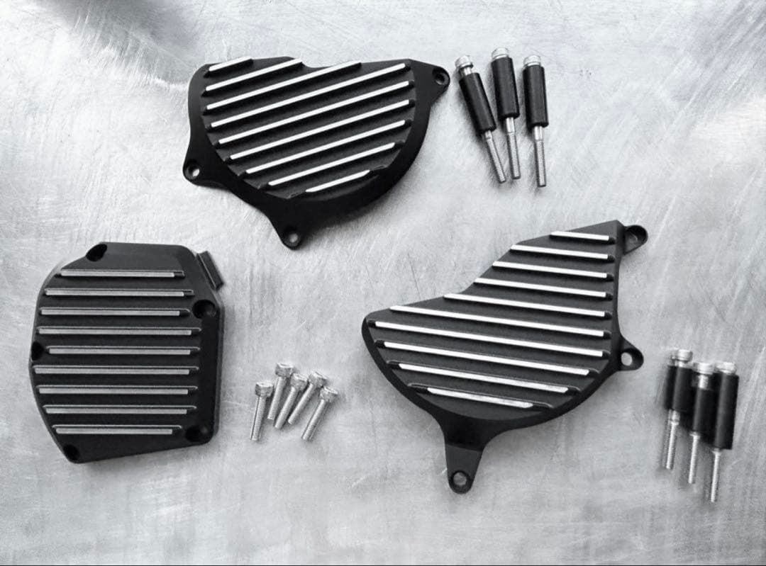 Z900RS フィンタイプ　エンジンガード　エンジンカバー　スライダー　アルミ Z900RS エンジンガード エンジンカバー スライダー アルミ ブラック