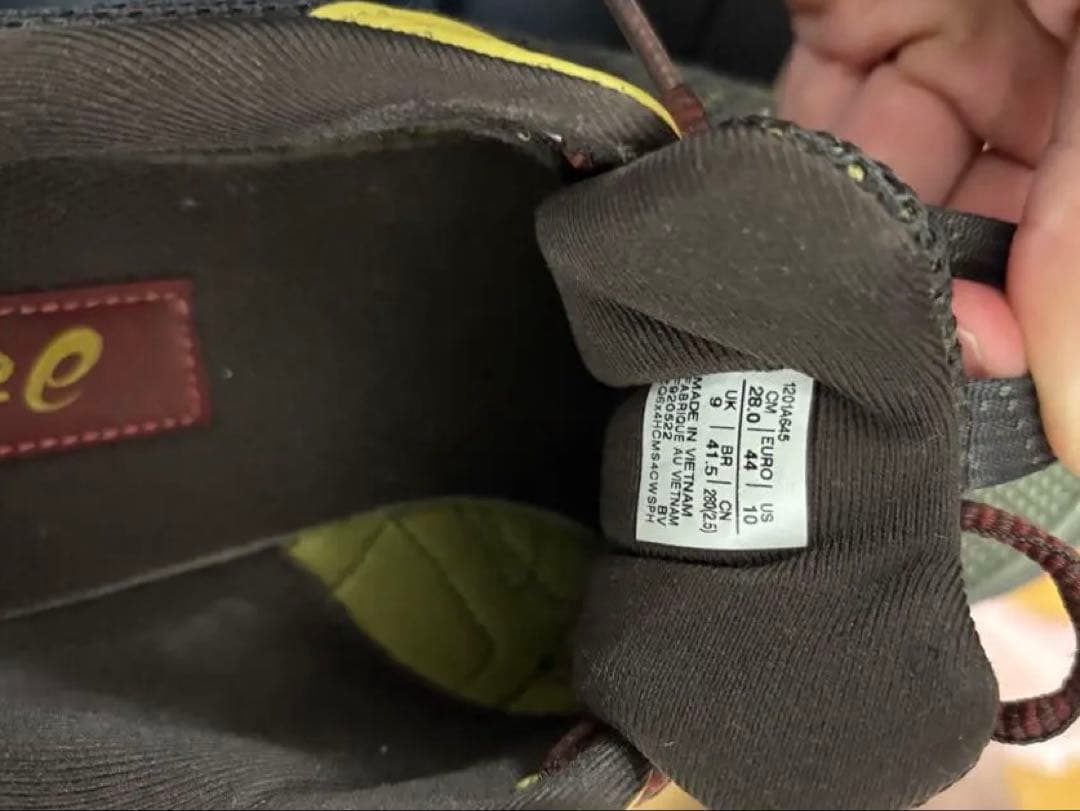 ASICS kiko kostadinov ブラック/イエロー 28.0cm