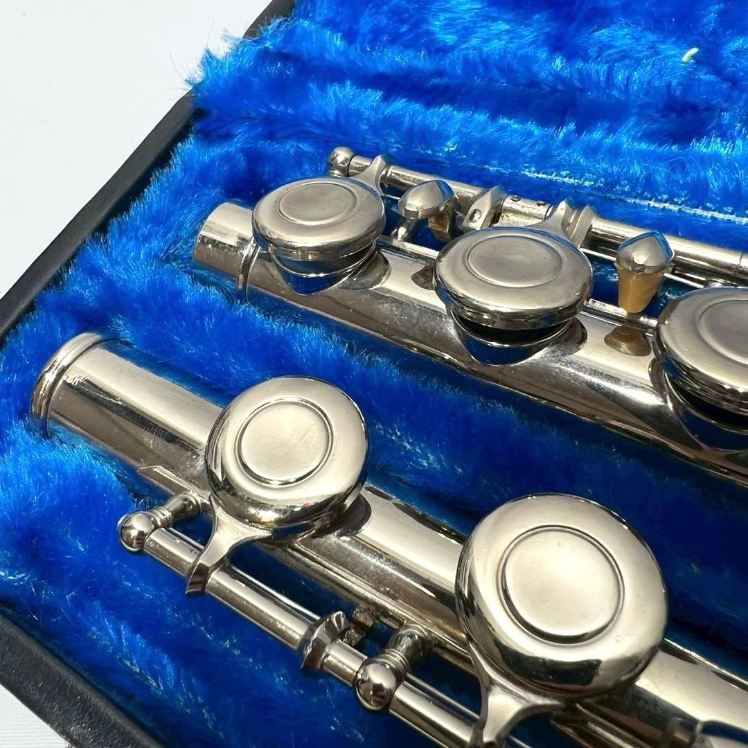 音出し確認済み】 フルート 本体 ハードケース付 現状品 初心者向け