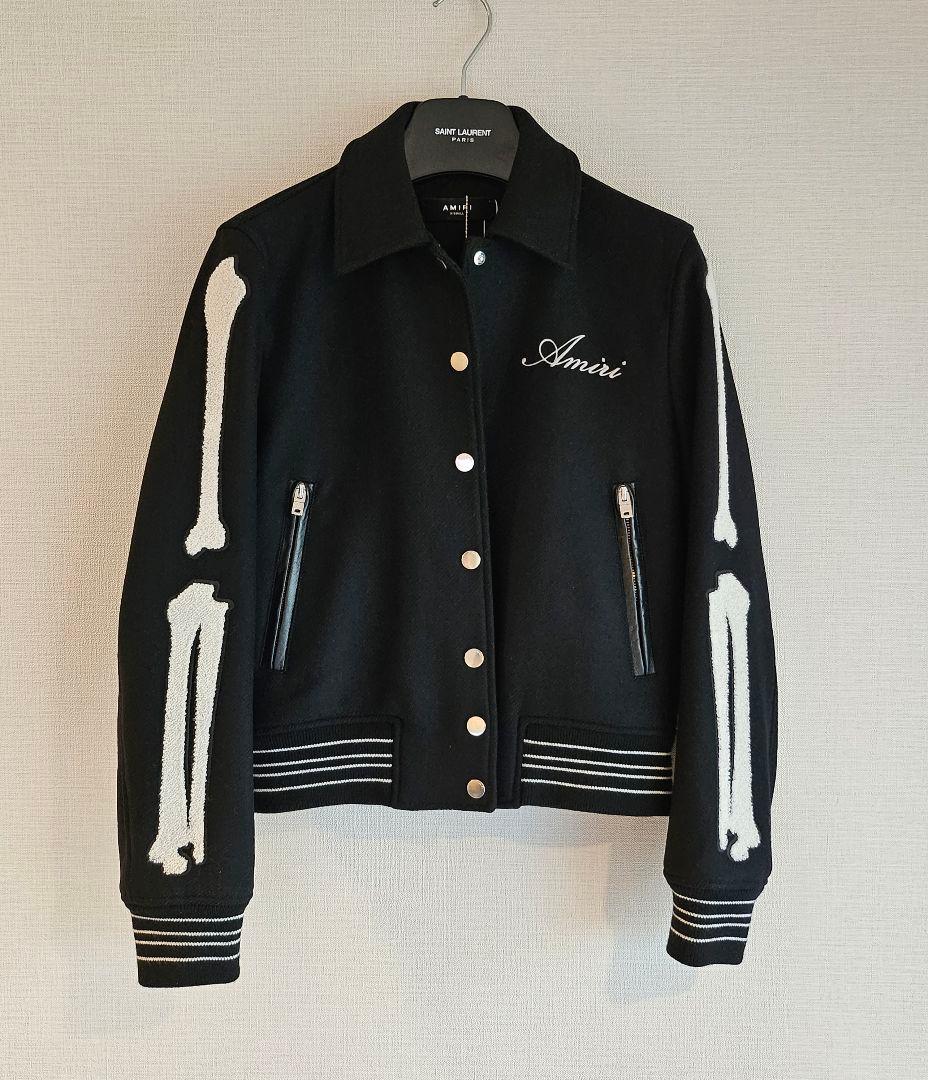 【断捨離中につき大幅値下げ中】AMIRI ボーンジャケット ブラック 断捨離中につき大幅値下げ中】AMIRI ボーンジャケット ブラック - メルカリ