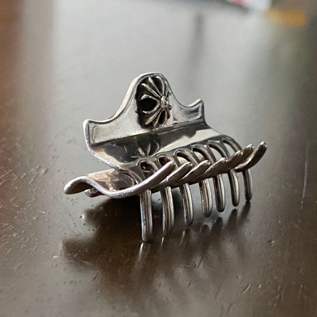 k*n様 CHROME HEARTS CHプラス ヘアクリップ バレッタ シルバ Chrome Hearts - クロムハーツ VALLETTA/バレッタ CHプラスシルバー