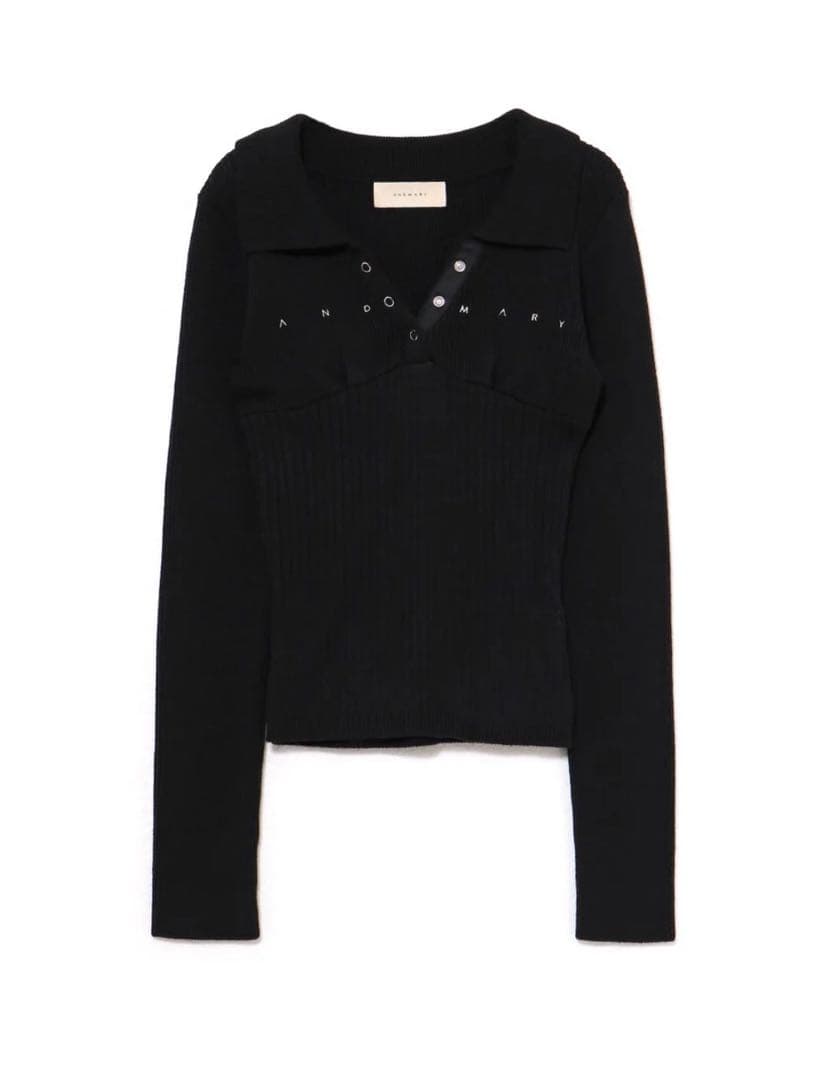 Lindsay logo tops color ブラック 1-modelinfo-nat-us2_5fe389e8-