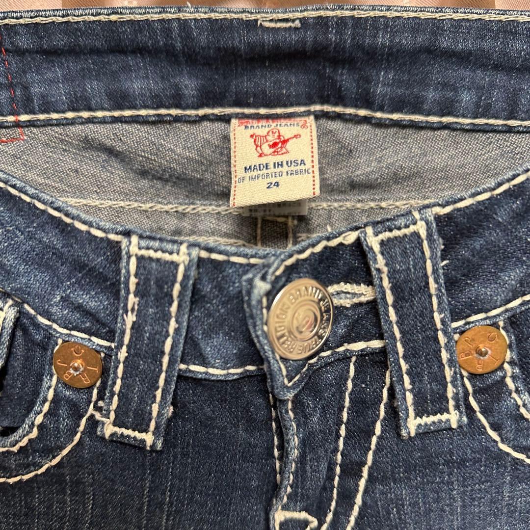 JJ様専用 true religion 激レア 白 ステッチ デニム 24 - メルカリ