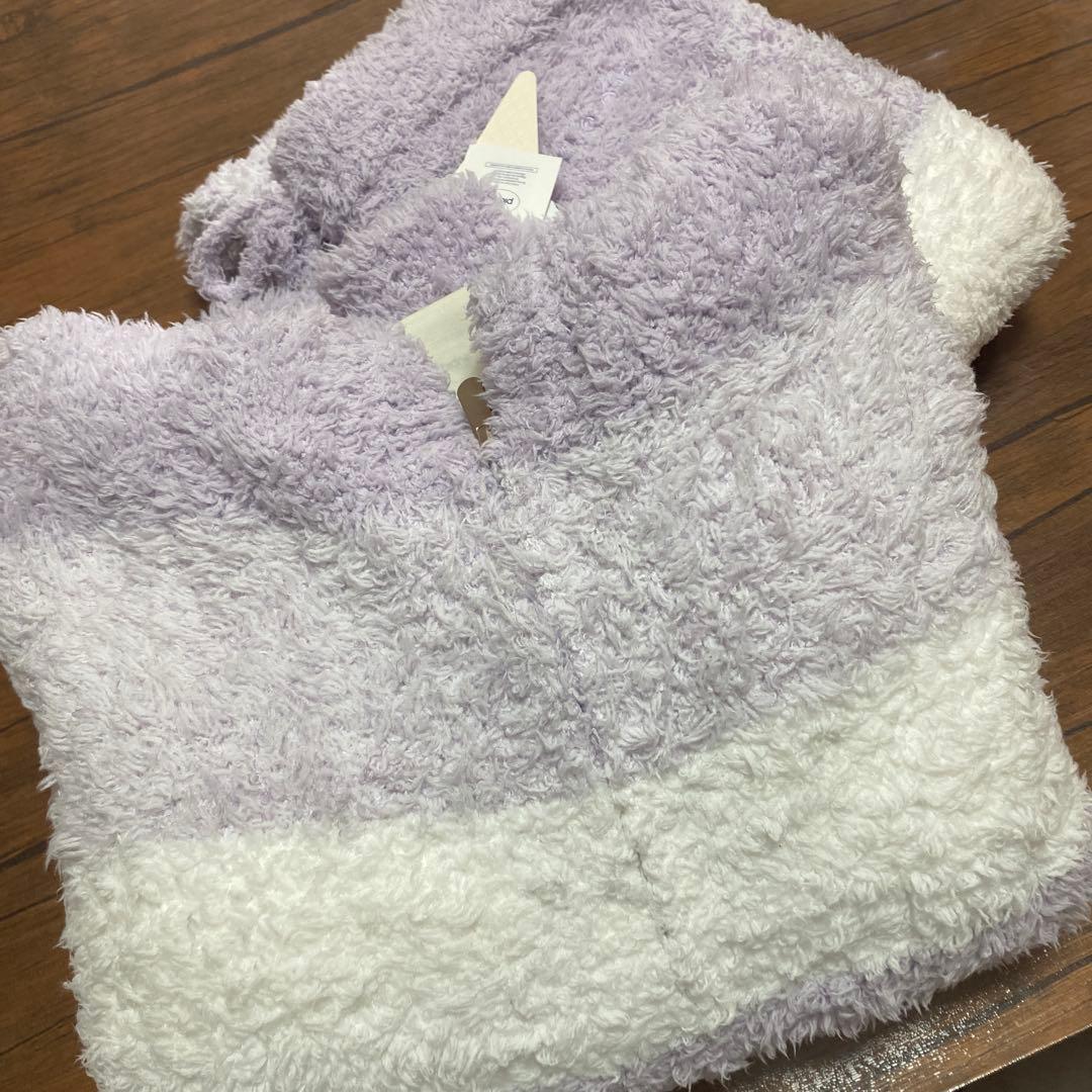 断捨離ガリ子様専用【新品未使用】ジェラートピケ 3ボーダーパーカ