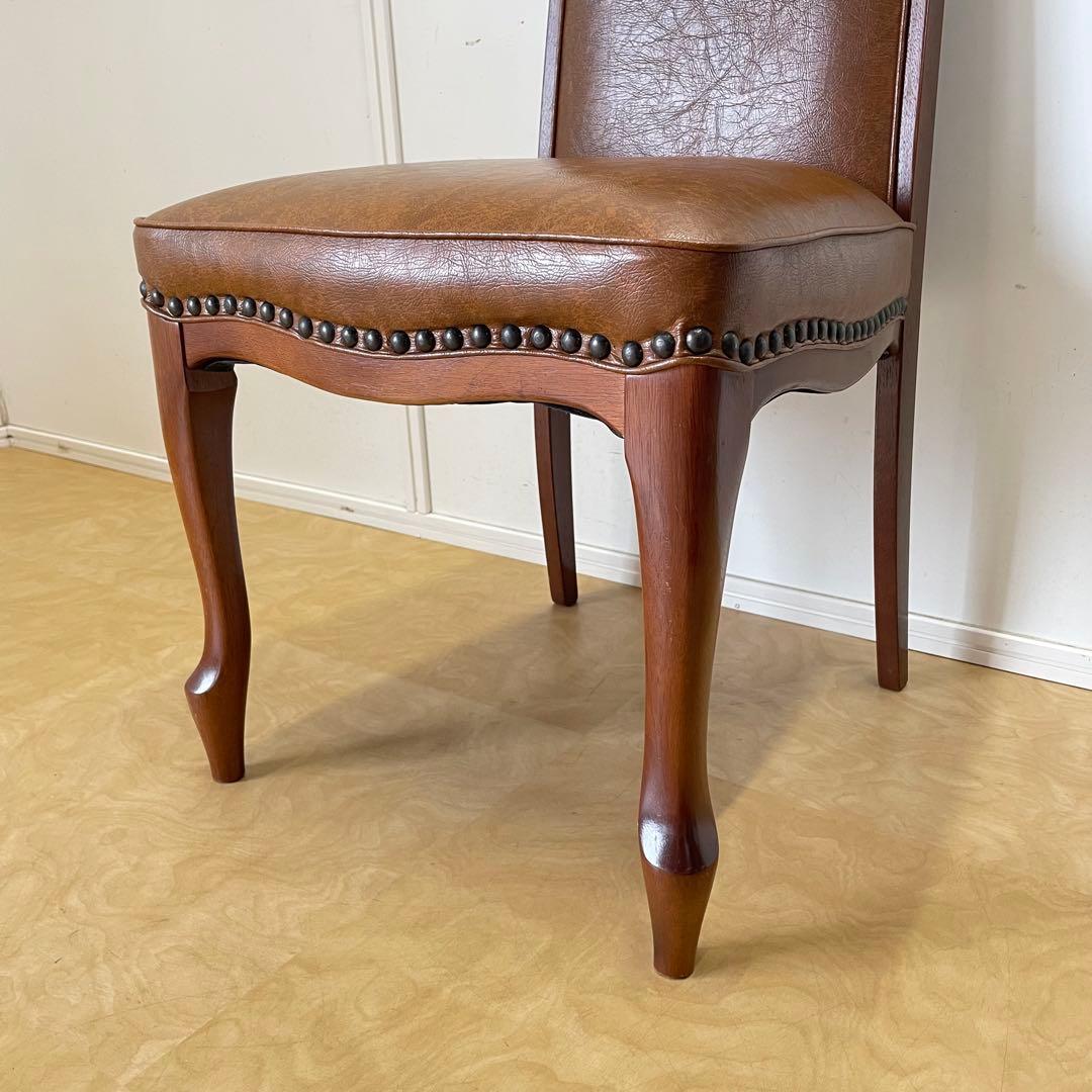 マルニ木工 ベルサイユ チェア④ 猫脚 鋲打ち チェア 椅子 イス