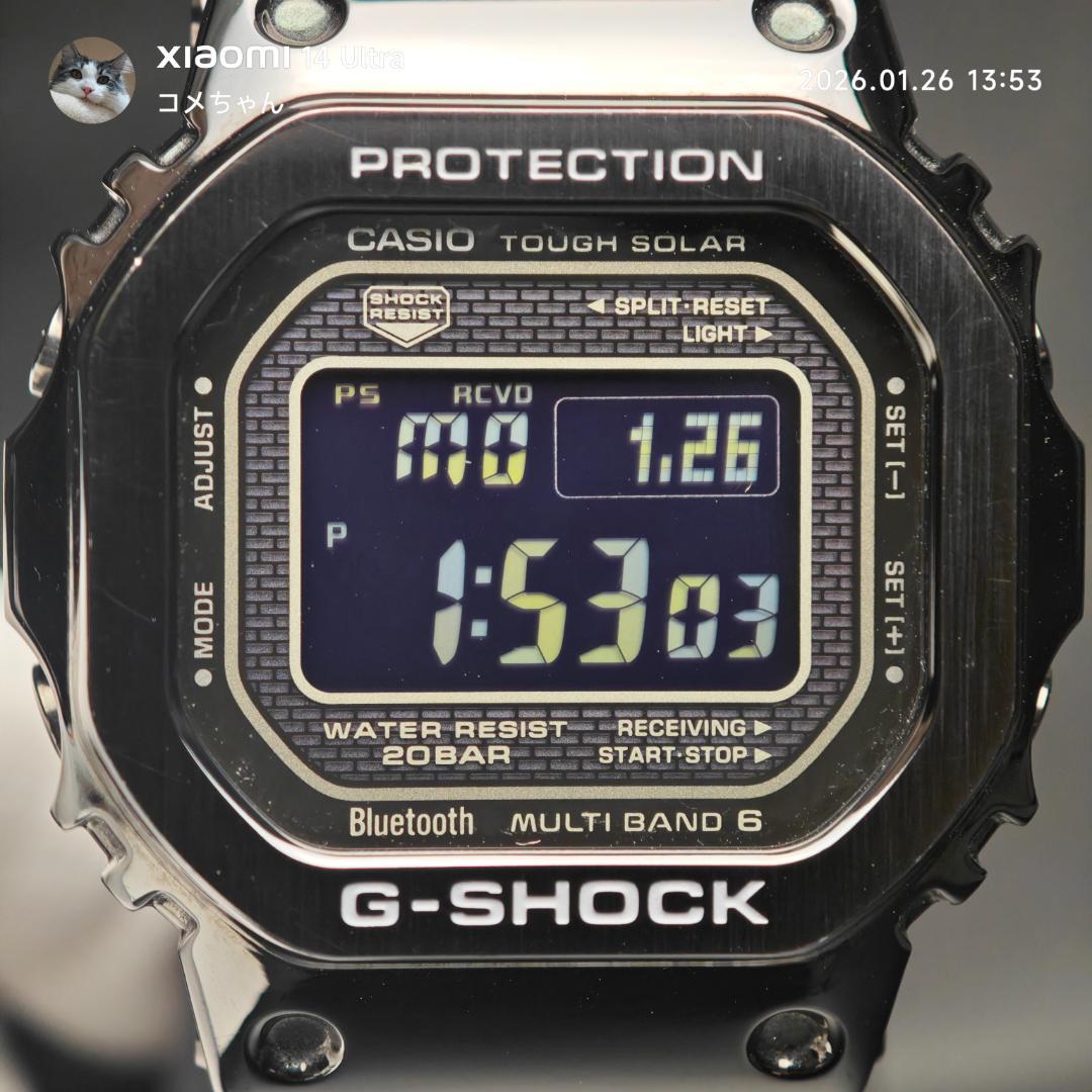 【良品】カシオ G-SHOCK　GMW-B5000GD-1JF G-SHOCK FULL METAL 5000 SERIES GMW-B5000GD-1JF gショック ジー