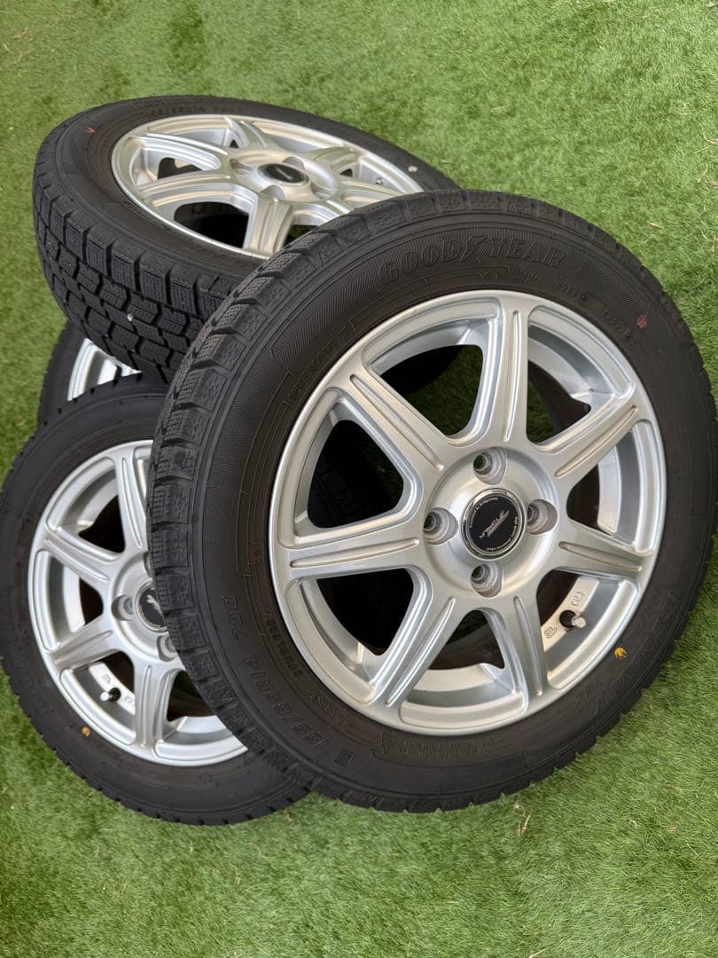GOODYEAR スタッドレスタイヤ 155/65R14 ホイールセット 楽天市場】スタッドレスタイヤ goodyear 155/65r14 4本セットの通販