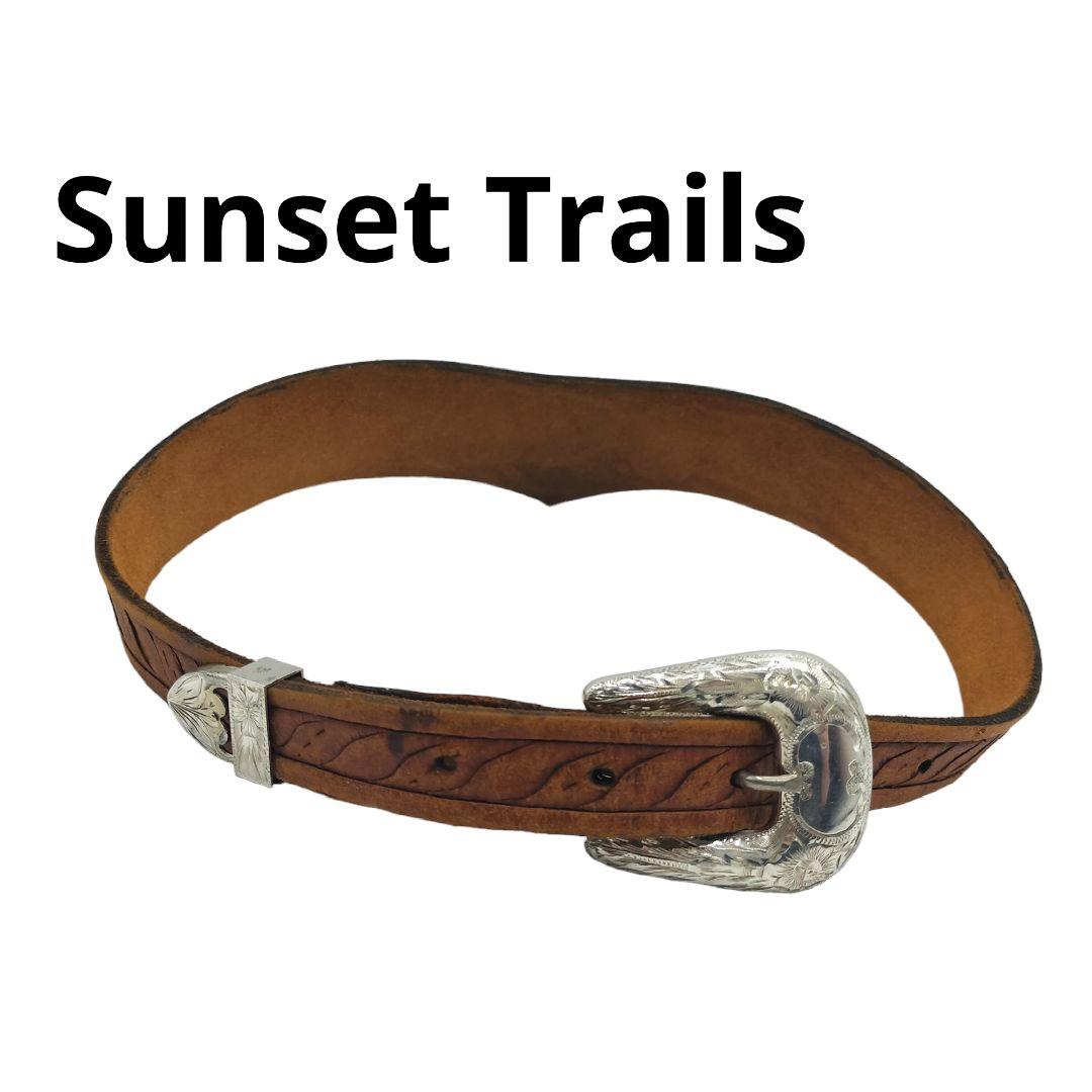 Sunset Trails サンセットトレイルズ バックル ウエスタンベルト