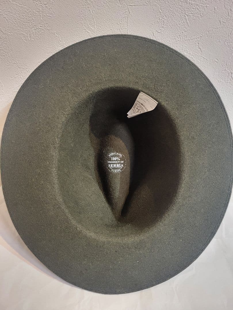 THE H.W.DOG&Co. トラベラーズハット オリーブ サイズ38