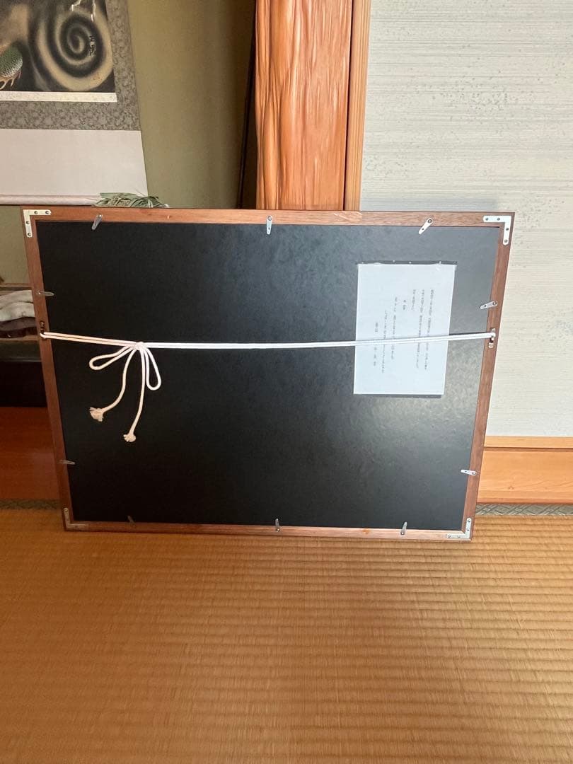 希少 田中角栄 総理大臣 政治家 自民党 総裁 骨董品 美術品 掛軸 本