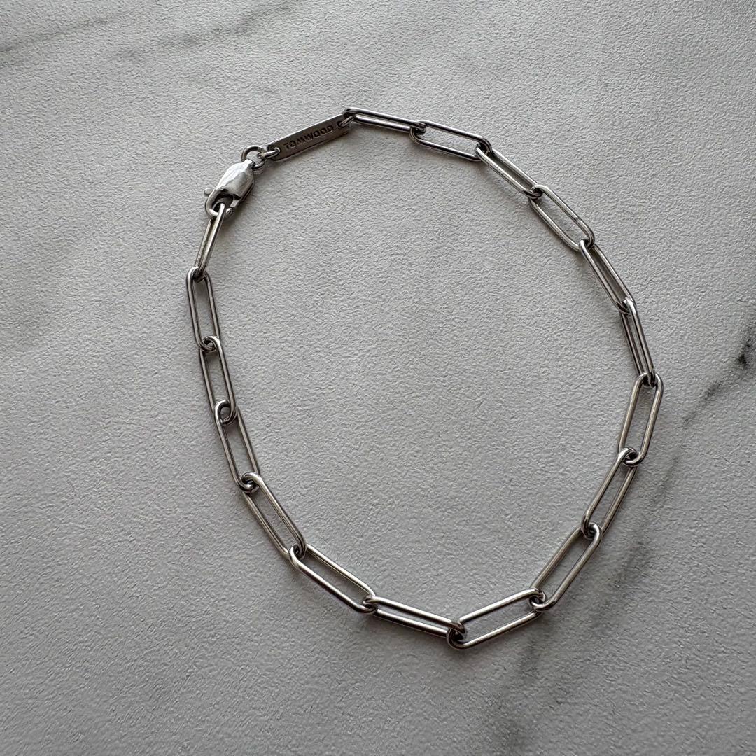 極美品】TOMWOOD チェーンブレスレット 7inch シルバー925 箱付