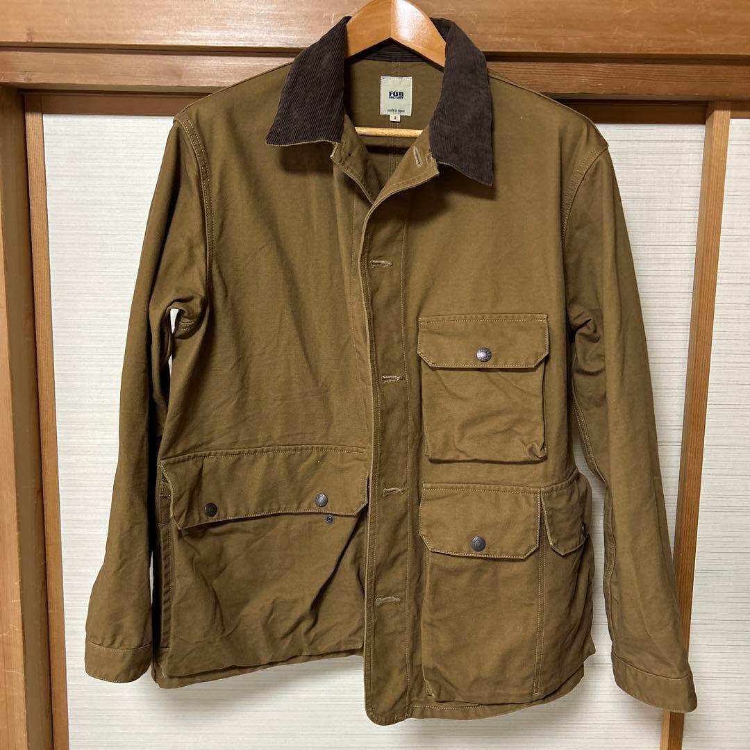 FOBファクトリー ハンティングジャケット FOB FACTORY】ダックハンティングジャケット (BLK)