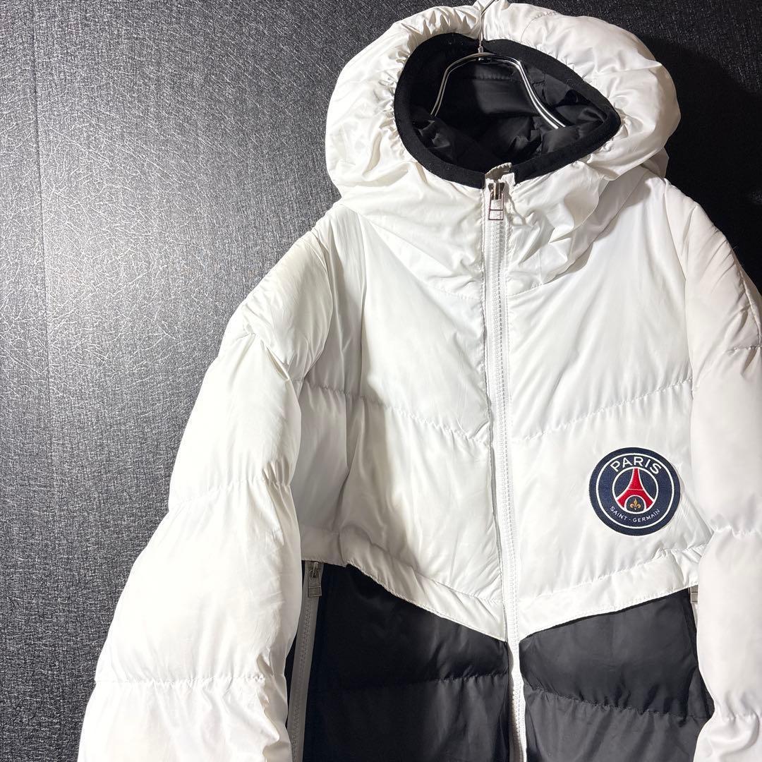 ☆パリサンジェルマン】古着 メンズ アウター ダウンジャケット 白 XL