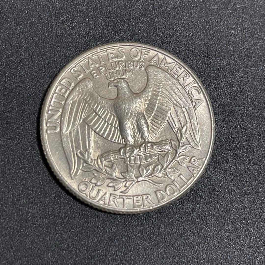 1987年 D ワシントンクォーターダラー25セント - メルカリ
