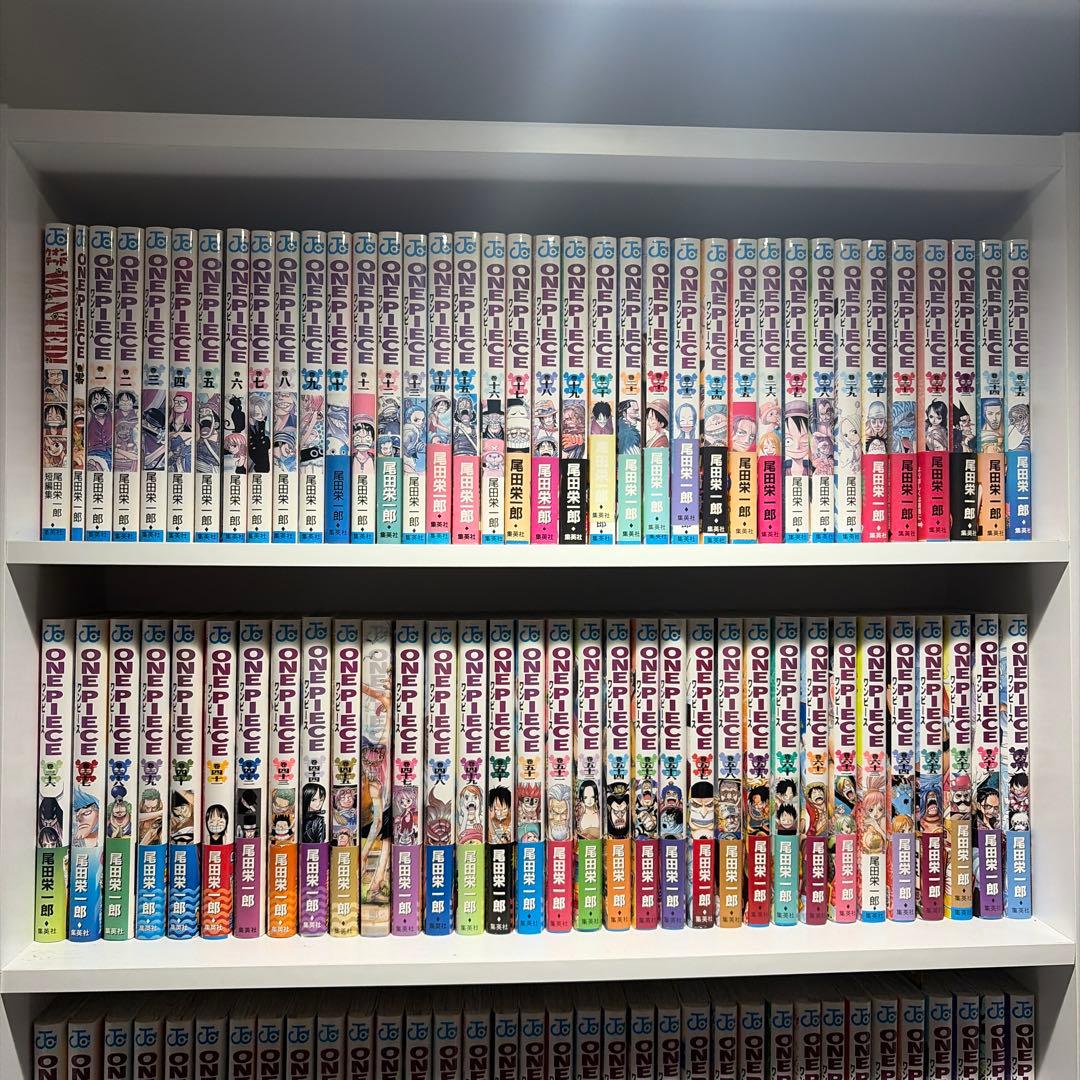 M*i様 ワンピース全巻初版セット ワンピース 全巻初版 初版帯付多数の通販 by mm's shop｜ラクマ