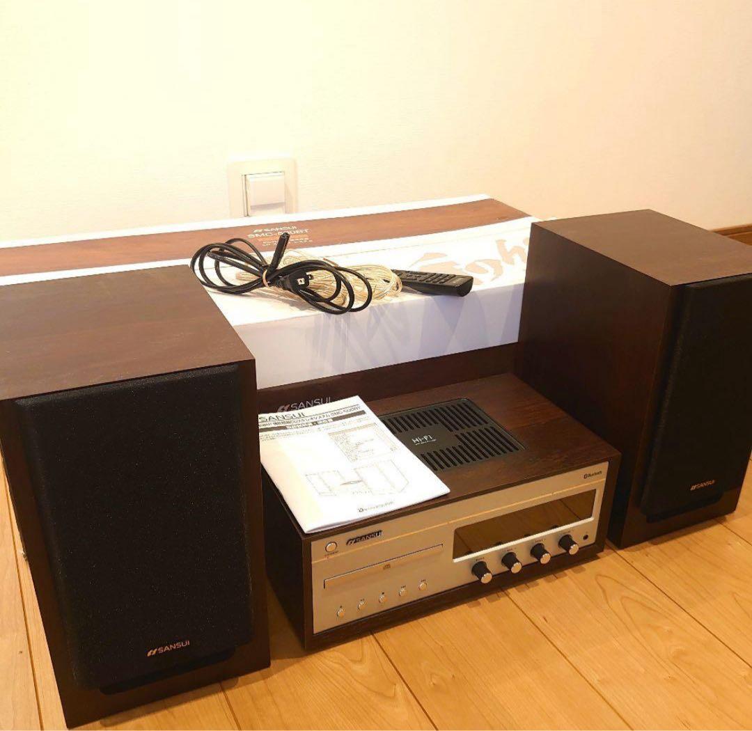 サンスイ SANSUI 真空管ハイブリッド搭載 SMC-500BT ドウシシャ「SANSUI」から真空管ハイブリッドアンプ搭載ミニコンポ