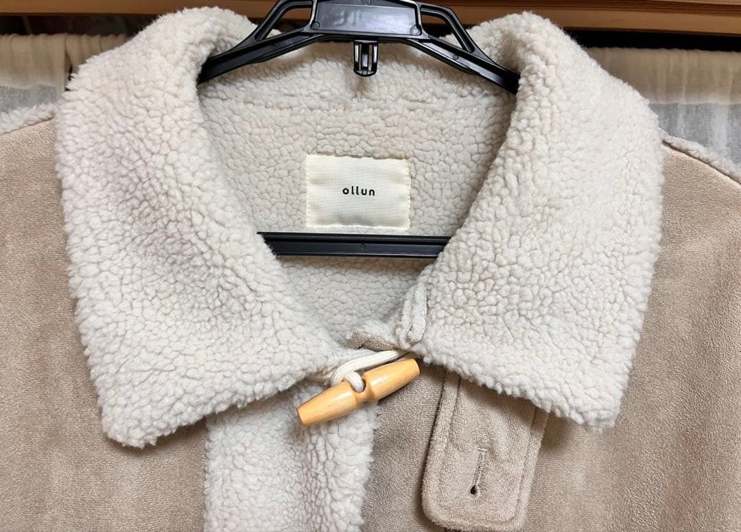 ollun きりまる OLUN ボアスエードコンビネーションコート オルン