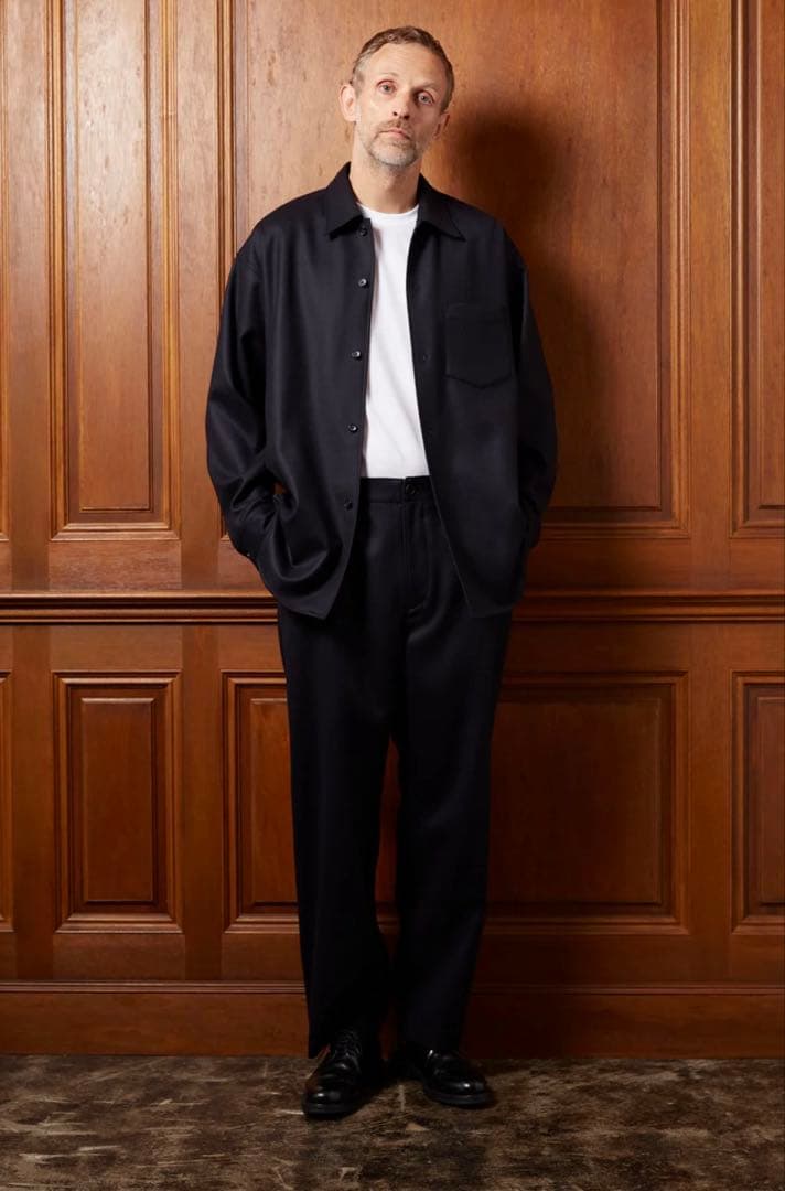 Cornier コルニエ COLLEGE FLANNEL OVER SHIRTS - メルカリ