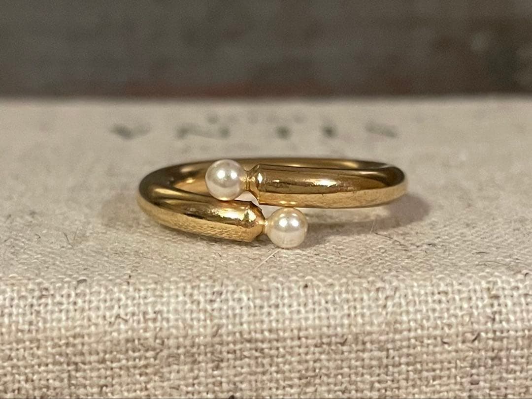 caline paris カリーヌパリ パールリング iena plage カリーヌパリ Wパールリング cp201 | Caline Paris カリーヌ パリ