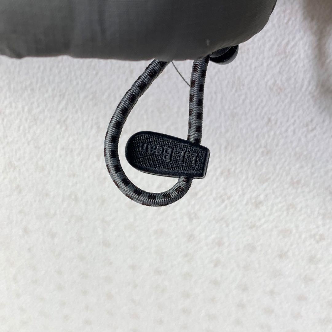 00s L.L.Bean ダウンベスト XL 刺繍 ドローコード リップストップ