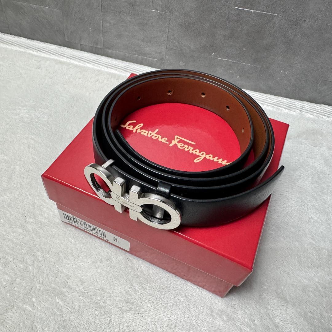 極美品☆Salvatore Ferragamo ベルト ダブルガンチーニ - メルカリ
