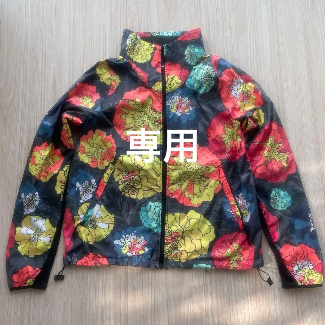 アディダス フラワープリント ウィンドジャケット XS サイズ定価9990円