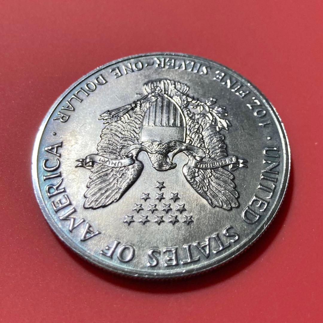 ゆ*き様 アメリカ　イーグル銀貨　1オンス　31.4g　1989　ケース付