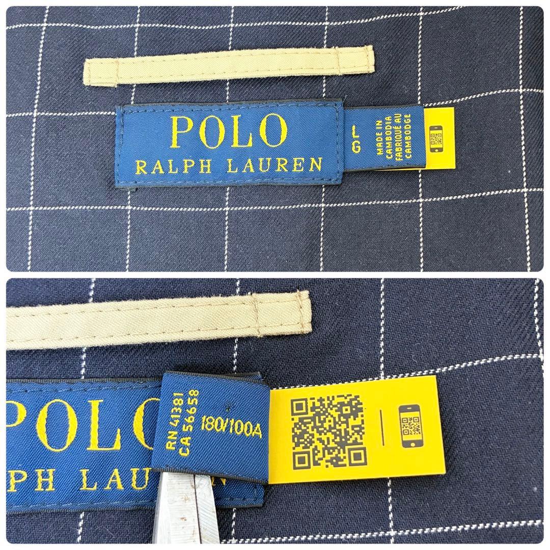 ポロラルフローレン スウィングトップ ベージュ ポニー刺繍 Lサイズ 総